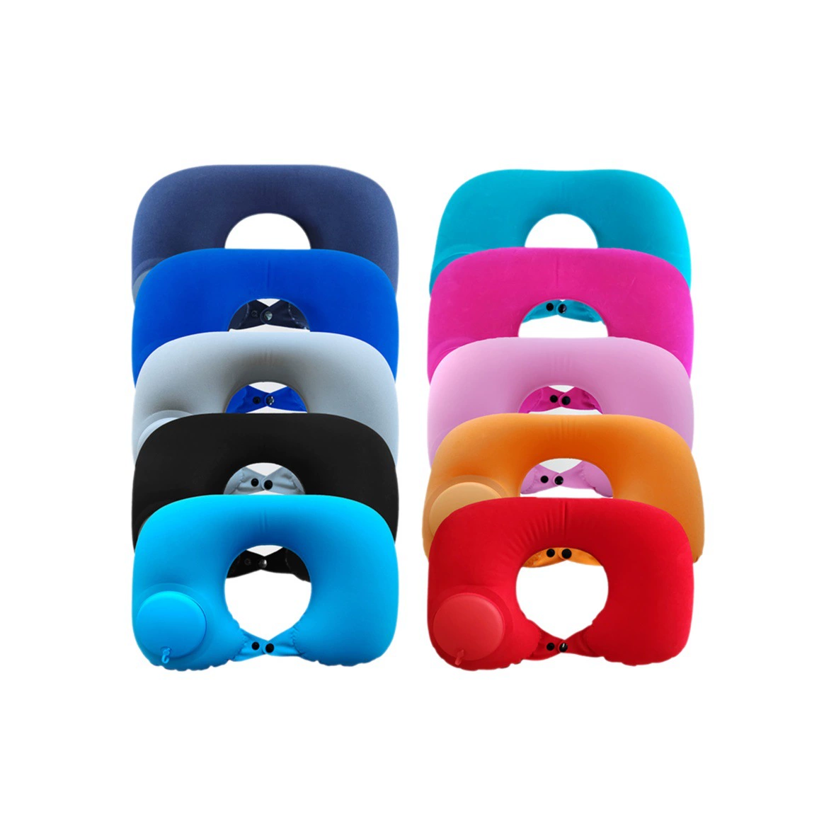 Надувная подушка U-образная подушка Надувная надувная подушка 5 надувная подушка источник завод спот прямые продажи дорожная подушка u форма