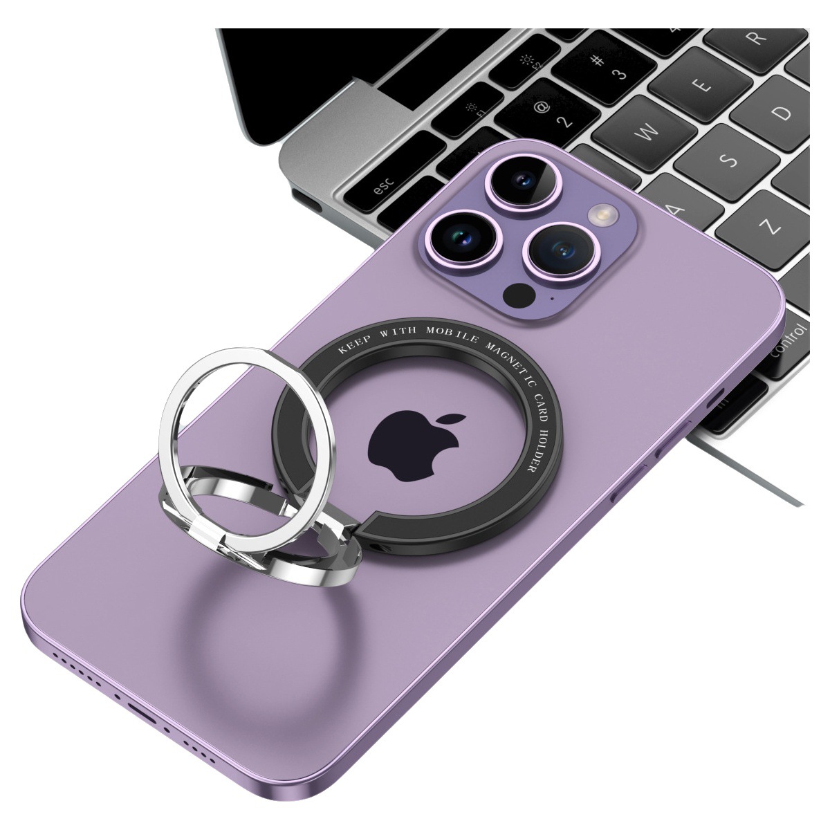 Nuevo teléfono móvil magnético anillo soporte teléfono móvil anillo hebilla plegable soporte adecuado para iPhone14 soporte de escritorio