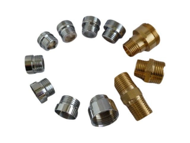 4 6 puntos/M18 20 22 24 28 32mm dentro y fuera de los dientes finos grifo accesorios adaptador de rosca de cobre conector