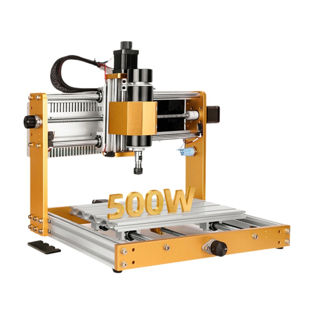 Máquina de grabado y corte CNC 3018plus, 500W husillo, pequeña y portátil, ideal para marcado industrial
