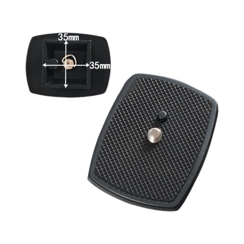 Aplicable a Yunteng vct668 St 666 690 Weifeng 3530 3540 3570 trípode Placa de liberación rápida 35mm