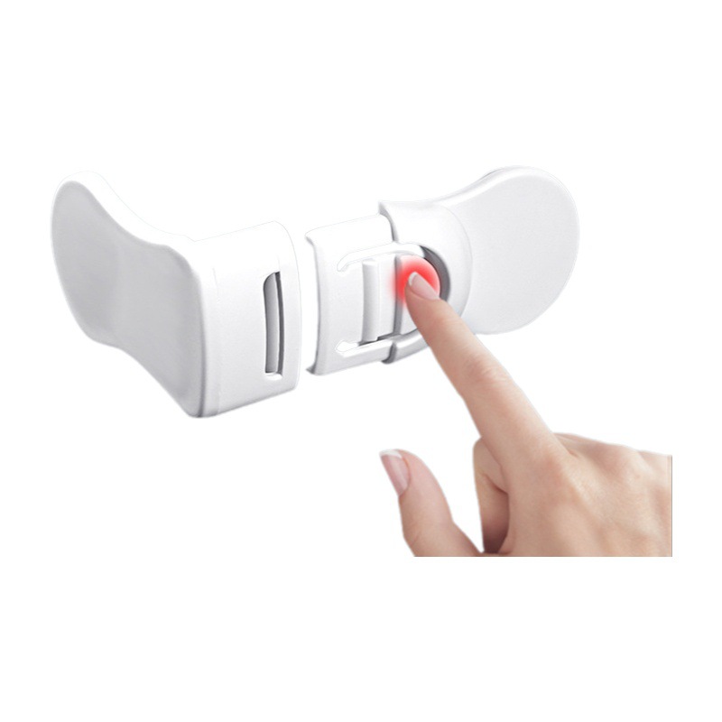Cerradura de cajón de ángulo recto cerradura de seguridad para niños cerradura de la puerta del gabinete bebé anti-pellizco mano cerradura de la esquina cerradura del refrigerador cerradura de protección