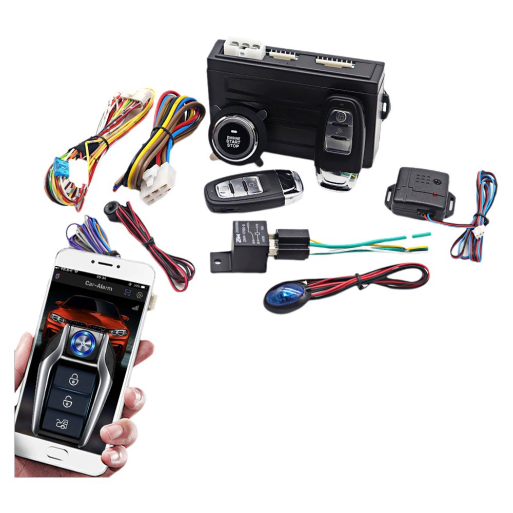 [Производитель источника] Автомобильная сигнализация Вход без ключа Модификация запуска одной кнопкой Дистанционный Запуск Управление мобильным телефоном Автомобиль