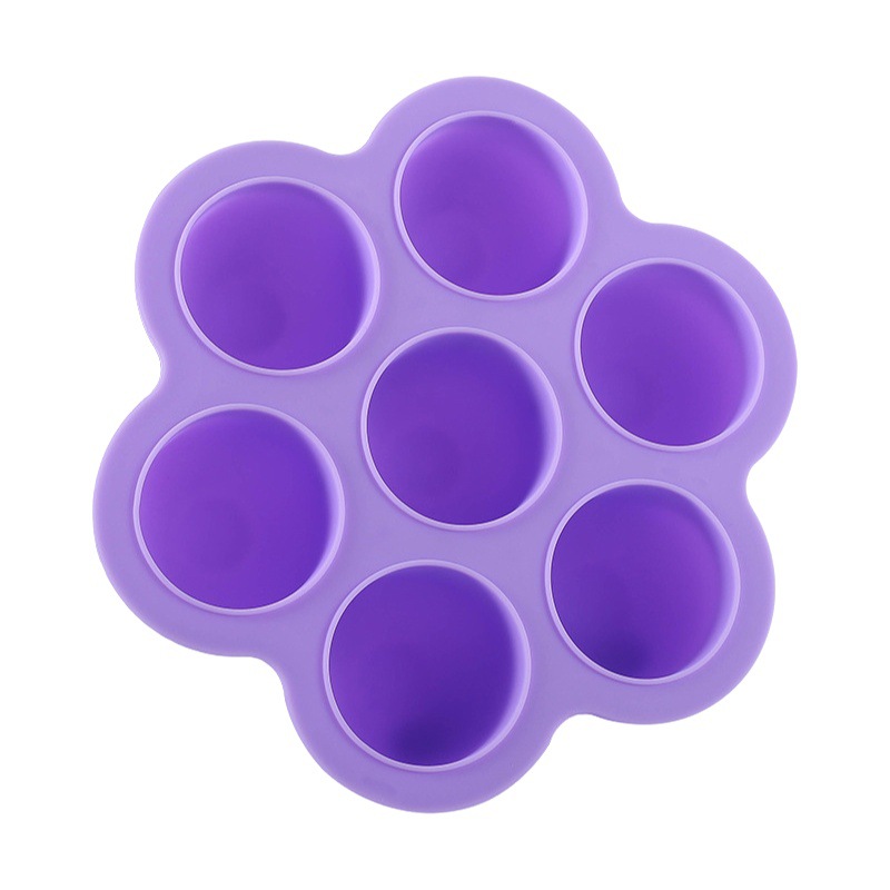 Caja de suplemento de alimentos para bebés de silicona caja de almacenamiento de alimentos para hornear de frutas para niños sellado crujiente cubo de hielo molde de hockey sobre hielo