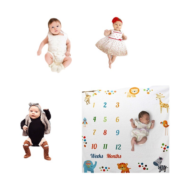 Bebé hito mes fotografía Fondo tela bebé creativo fotografía digital manta Fondo tela fotografía apoyos