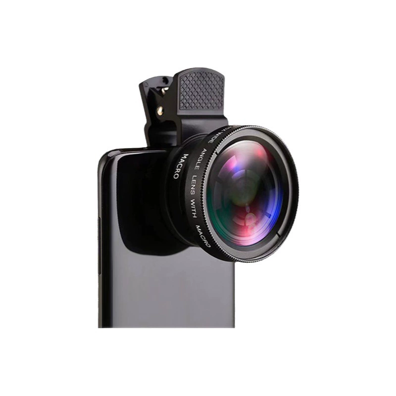 Оптовая продажа от производителя 0,45x ультра широкоугольный макрообъектив для мобильного телефона, зеркальная камера, внешняя камера со спецэффектами, объектив для мобильного телефона