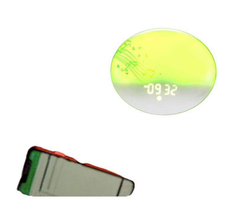 Creativa Oval amanecer despertador luz electrónica simulación puesta de sol ruido blanco hipnosis colorido ambiente Altavoz Bluetooth