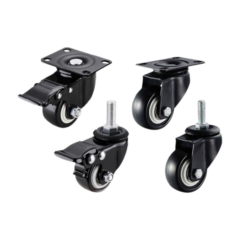 Универсальные колеса от производителя: бесшумные ролики 1.5inch 2inch с высокой несущей способностью, золотистые, с алмазным напылением, поворотные, для мебели, для тележек