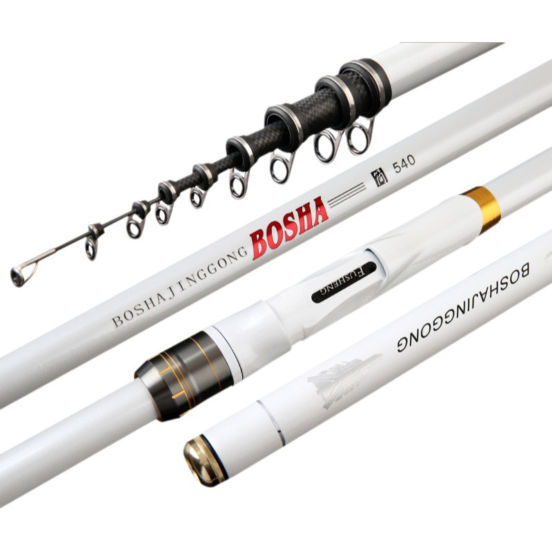 Fabricantes de artes de pesca al por mayor de Alta Luz de carbono mano dura mar de doble propósito roca Polo anillo de inclinación