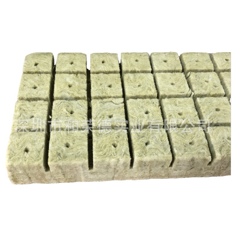 Hoja vegetal fruta flor árbol plántula cultivo sin suelo sustrato corte hidropónico agrícola de lana de roca bloque reemplazo suelo