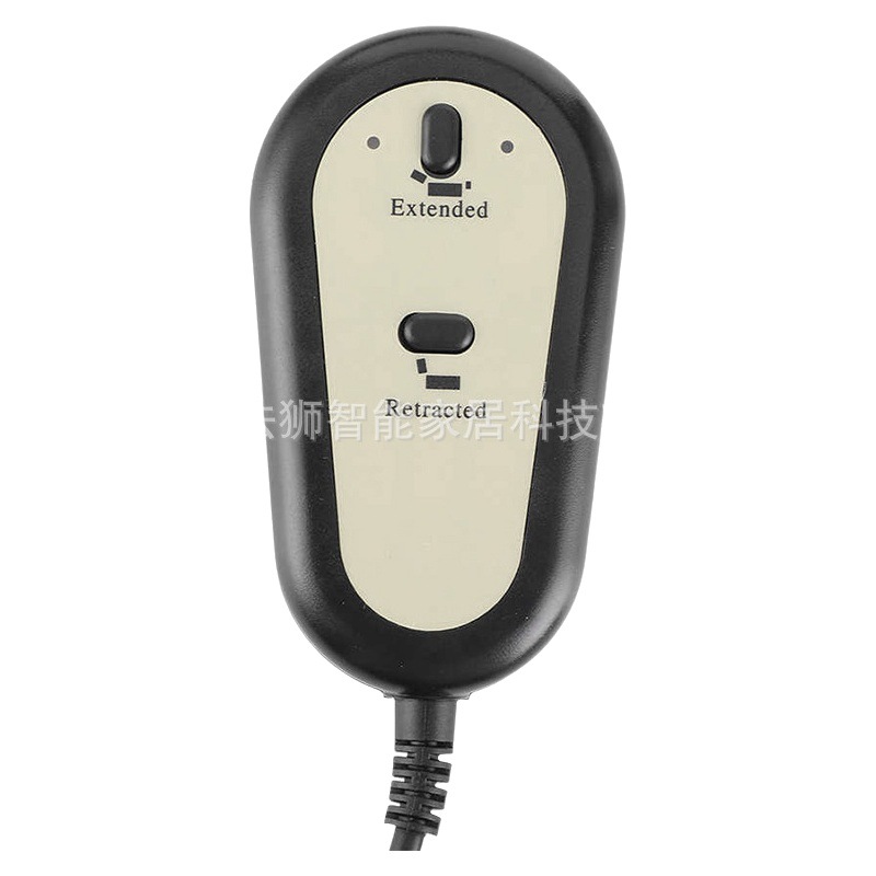 Controlador de mano con cable de dos botones en forma de calabaza silla de masaje TV cama eléctrica pie baño sofá controlador de operación de elevación