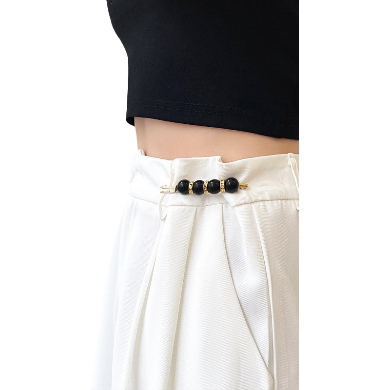 Pin de cierre de cintura accesorios de ropa fijos broche anti-exposición Pantalones de mujer hebilla apretada que forma la cintura pequeño artefacto de cierre de cintura