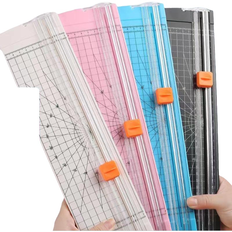 Huanmei A4 cortador de papel A3 cortador de papel pequeño mini cortador de papel manual de estudiante mano portátil cuenta A5 cortador de papel