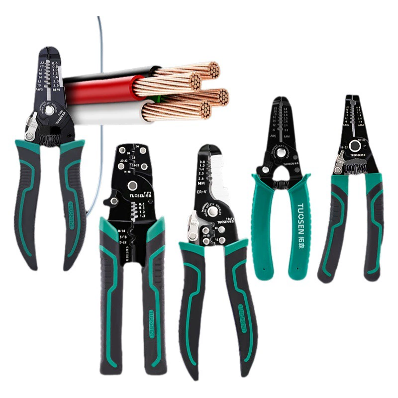 Нож для зачистки проводов, нож для зачистки кабеля электрика, многофункциональные обжимные универсальные плоскогубцы, инструмент для зачистки проводов, артефакт для очистки проводов