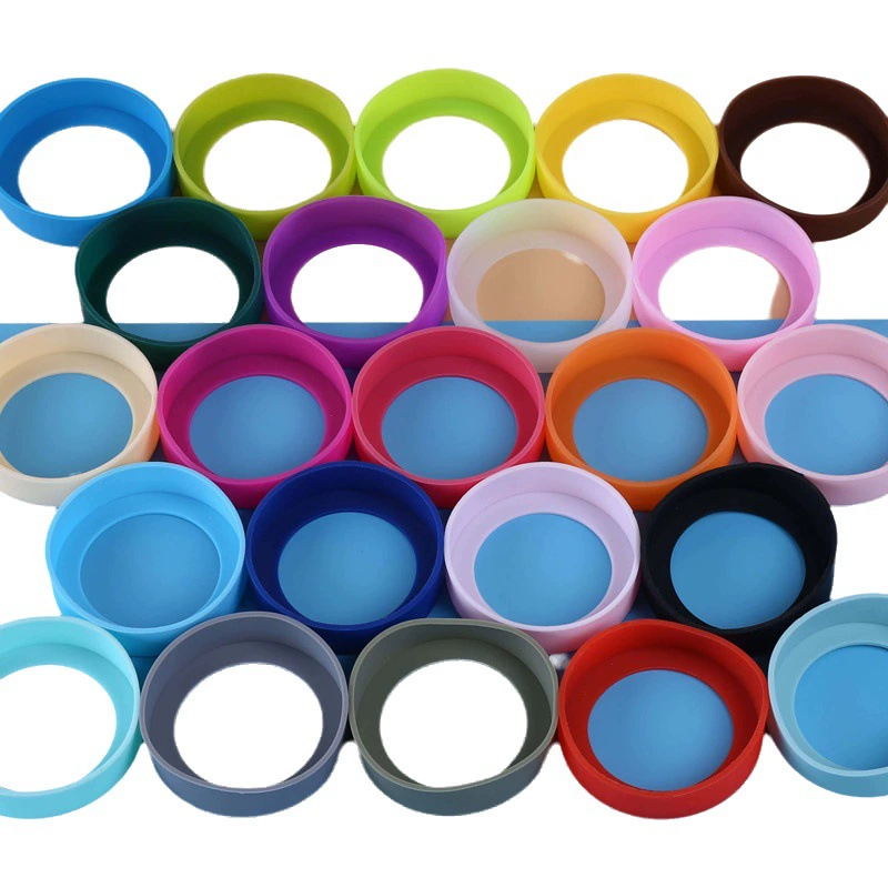 Силиконовый подстаканник, теплоизоляция, защитная крышка дна чашки, противоизносная силиконовая подставка для чашки с водой, индивидуальная упаковка opp