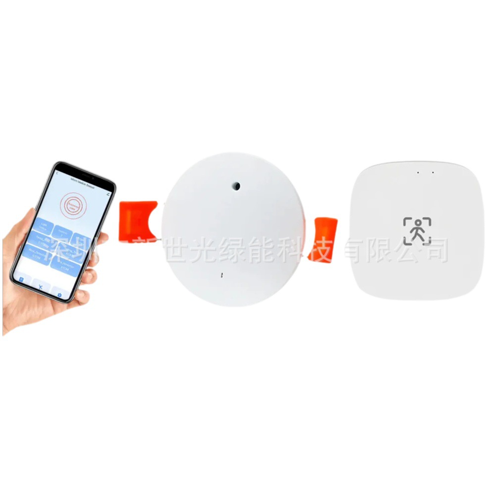 En stock Tuya Zigbee24G sensor de presencia humana sensor de radar de onda milimétrica inteligente Wifi5.8G