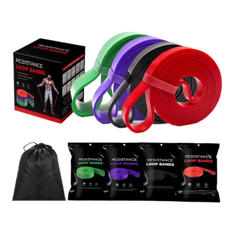 Anillo elástico de fitness amplia banda de goma en cuclillas anillo grueso pull-up anillo de tensión de entrenamiento banda de resistencia de carga de peso