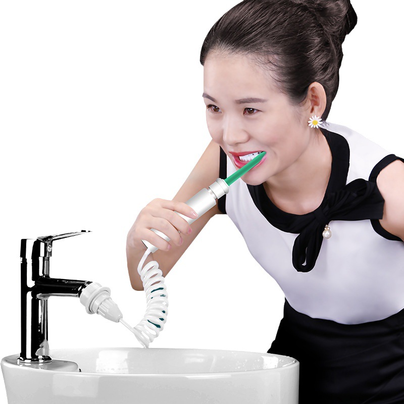 Ventas directas de la fábrica Amazon AliExpress caliente-venta grifo irrigador de dientes limpiador de dientes hilo dental de agua