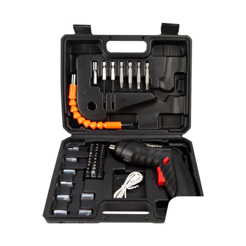 Destornillador eléctrico, taladro eléctrico, motor pequeño recargable, destornillador totalmente automático, mini herramienta de destornillador