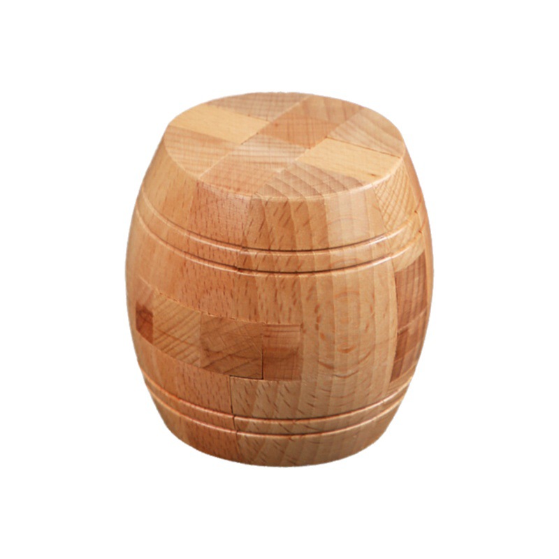 Juguetes educativos para niños Kong Ming bloqueo Luban bloqueo adulto descompresión pensamiento capacidad grande barril de vino bloqueo jardín Bola de bloqueo al por mayor