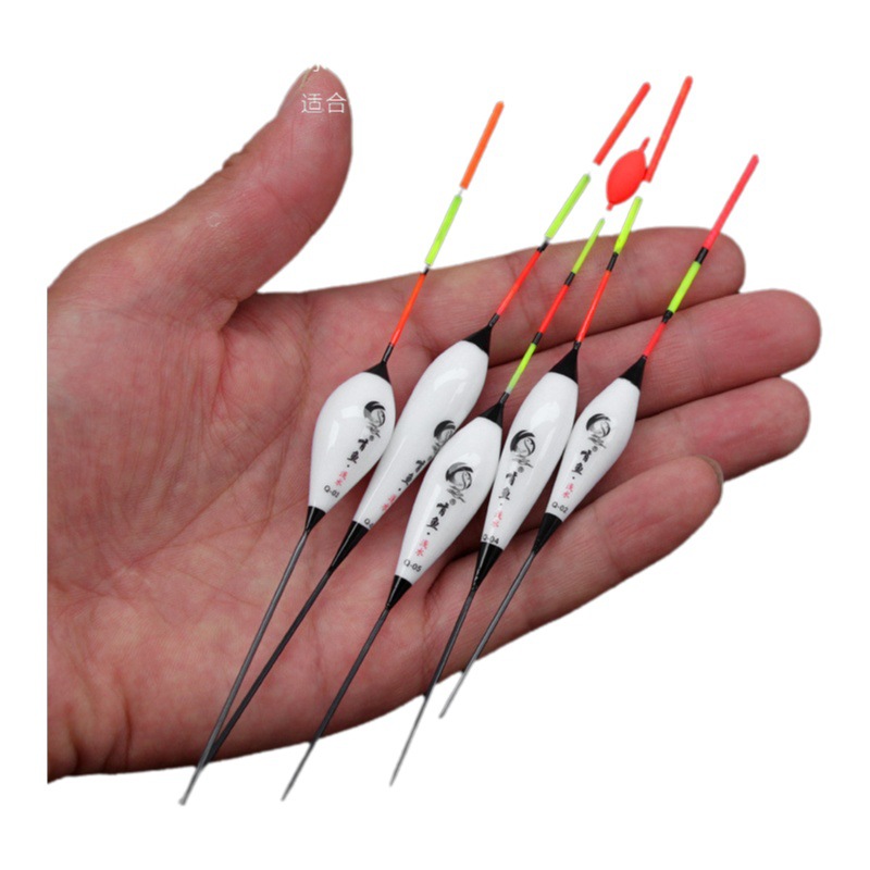 Short-legged short-tailed fish floating shallow water floating crucian carp floating small float short floating water skin floating grass hole floating ice fishing float buoy