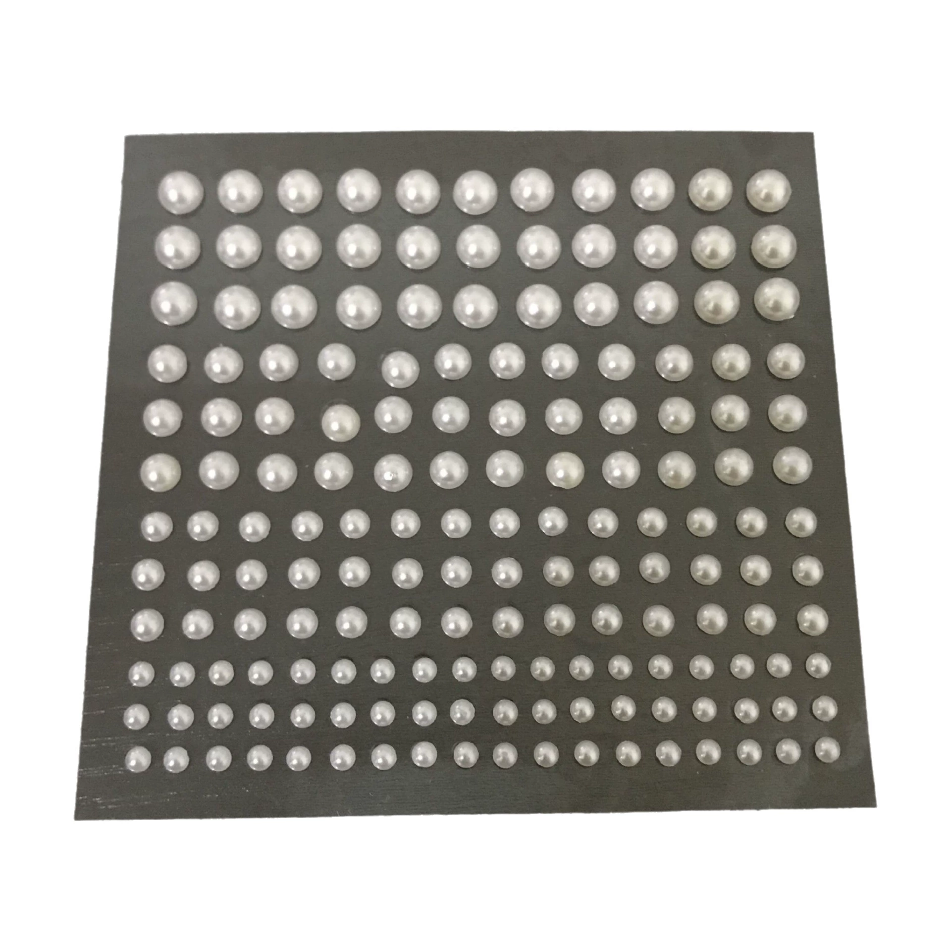 Оптовые поставки от производителя: концертные аксессуары, стикеры DIY из полусферических жемчужин цвета «слоновая кость», 3456 штук.