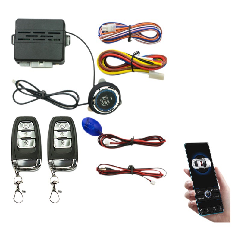 外国貿易C3モデル: ワンクリックスタート+リモートスタート+リモートトランク+盗難防止+携帯電話APP制御改造