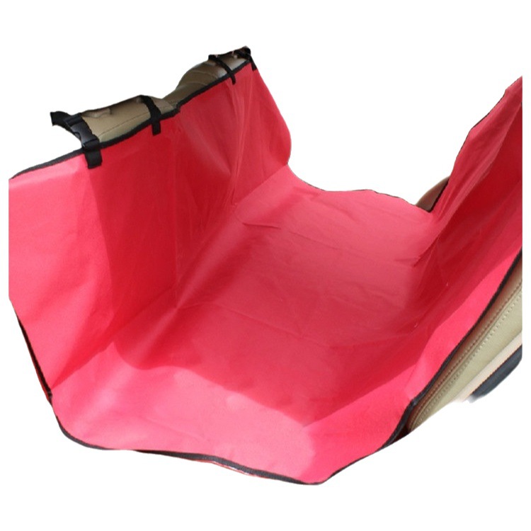Multifuncional desmontable mascota coche asiento trasero cojín impermeable anti-sucio coche perro coche artefacto resistente a los arañazos
