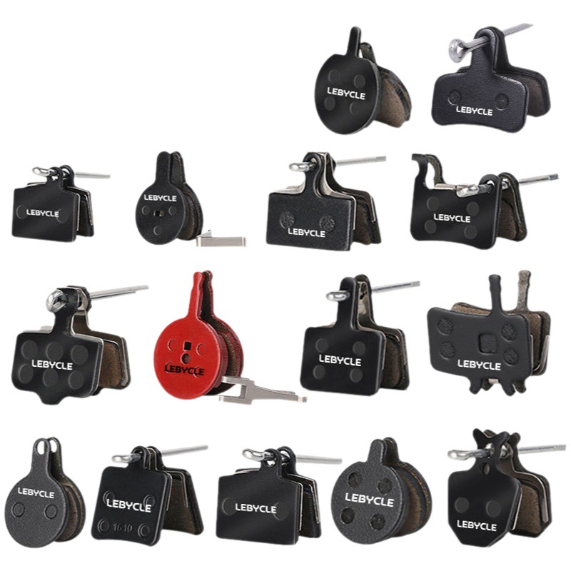 Lebaike bicicleta de montaña bicicleta para hacer pastillas de freno de resina pastillas de freno de disco semimetálico accesorios de pastillas de freno originales