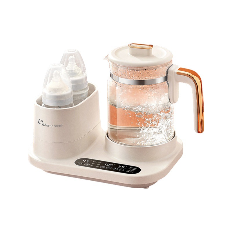 Esterilizador inteligente dos en uno para bebés, calentador de leche de doble botella, máquina integrada de desinfección de temperatura constante, regulador de leche de temperatura constante multifuncional