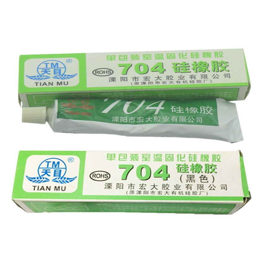 Белый черный полупрозрачный силиконовый каучук 706 45 г клей уплотнительная изоляция водонепроницаемый клей силиконовый каучук Tianmu 704