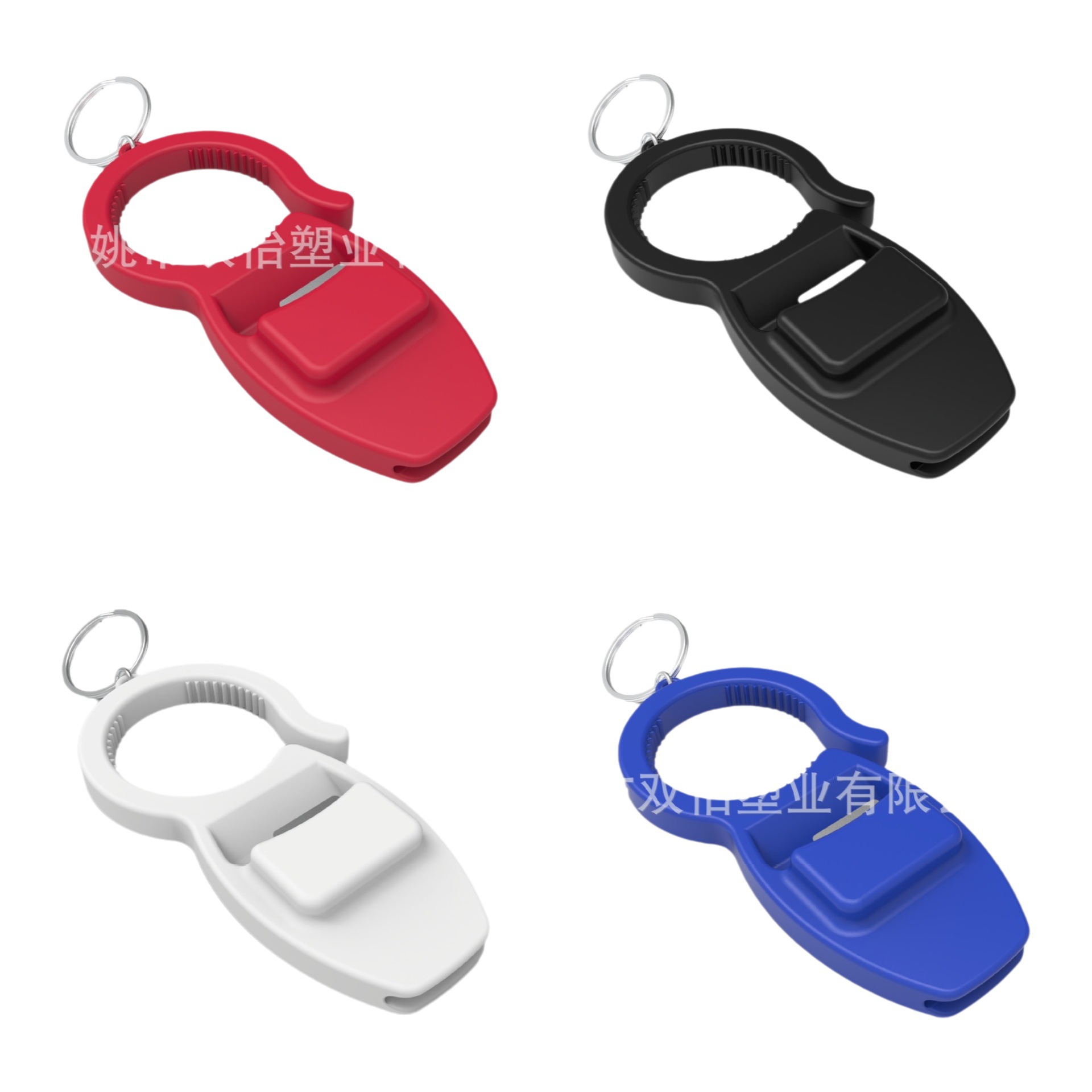 Cross-border nuevo 3-en-1 abrebotellas cerveza bebida multifunción abrebotellas llavero abrelatas