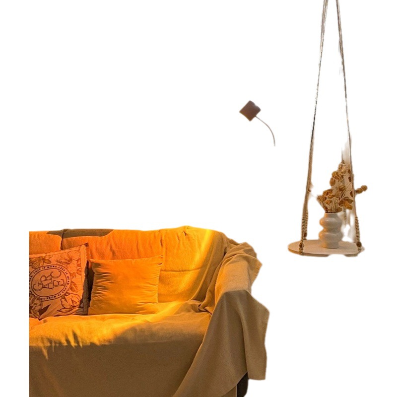 Douyin Net rojo caliente de doble cabeza puesta de sol luz corrugada salón dormitorio vivo creativo Arco Iris agua ondulación linterna