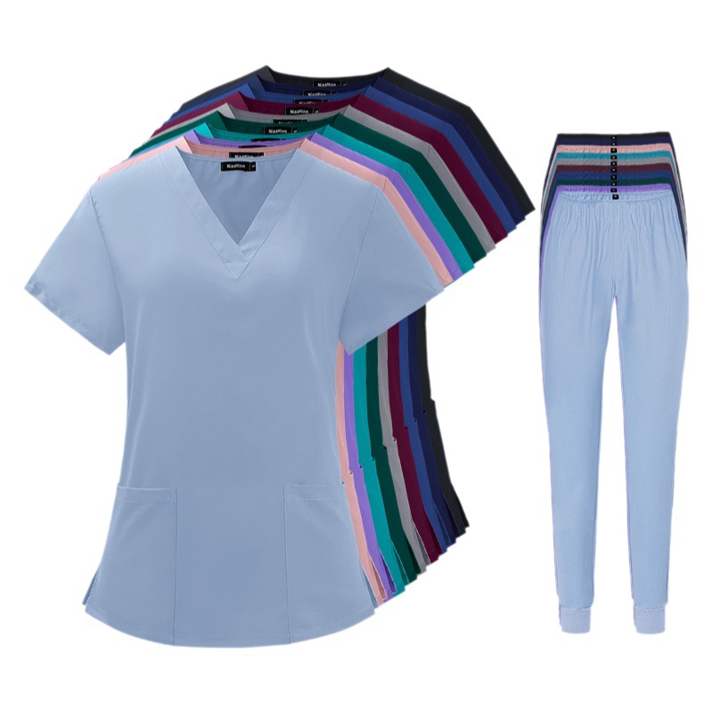 Daifa ropa de verano belleza para mascotas Hospital Dental quirófano Lavado de Manos ropa traje médico enfermera uniforme de trabajo