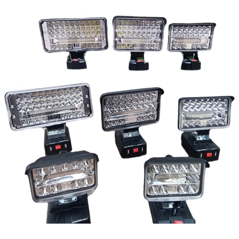 Mutian Dayi batería de litio universal LED alto brillo iluminación trabajo Luz Decoración construcción acampar al aire libre reflector