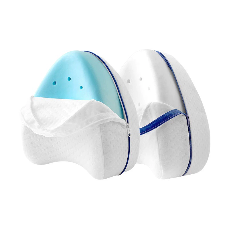 Подушка для ног в форме сердца, медленно восстанавливающая форму, для сна на боку, для поддержки тазобедренного сустава, для мужчин и женщин