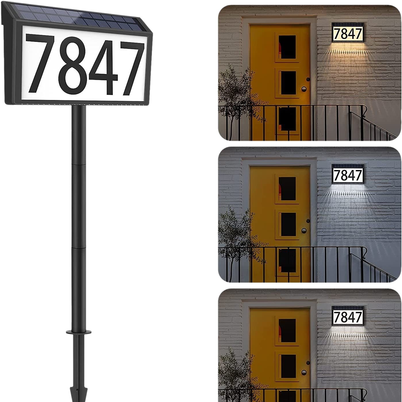 Luz solar de la señal digital de la letra de la señal de la luz del letrero de la luz de la señal digital de la letra de la señal de la luz del césped