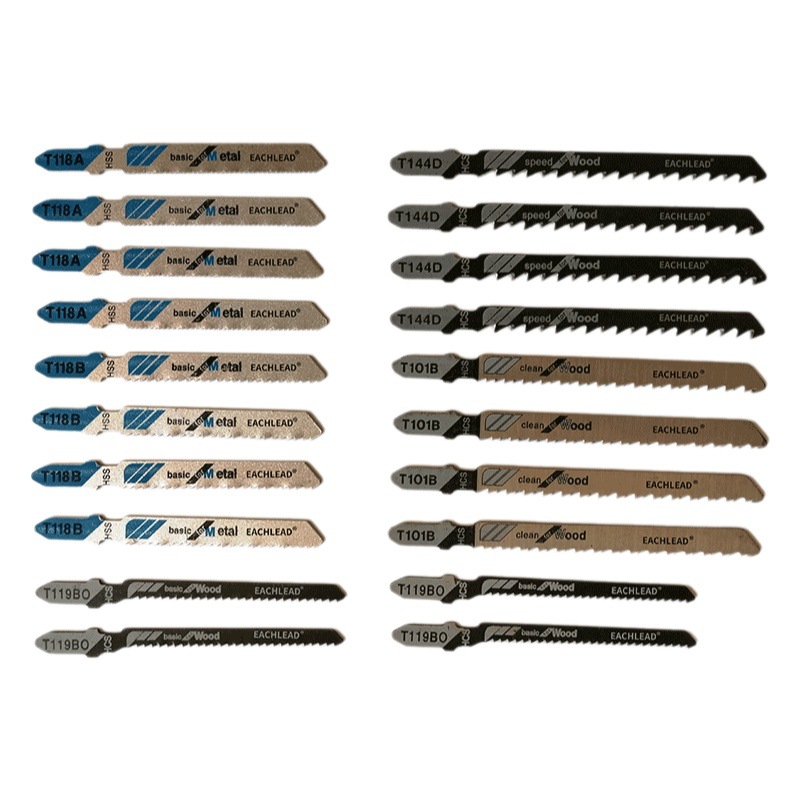 20 Unid curva Sierra tira traje de madera de metal plástico curva de corte de engranajes fresadora hoja de sierra T118B T114D