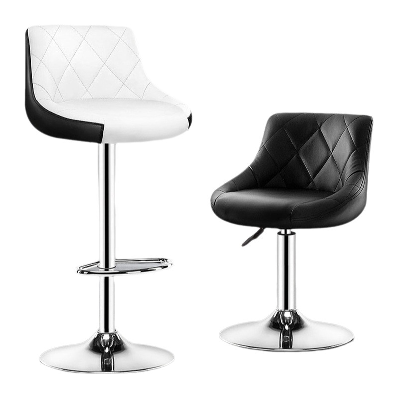 Silla de bar de elevación Silla de bar moderna y simple taburete alto respaldo taburete alto recepción taburete bar cajero taburete