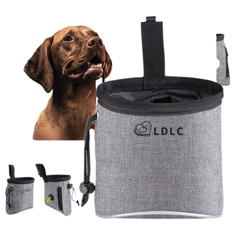 Amazon Новый Открытый Pet Снэк Сумка Светоотражающие Прогулки Собак Снэк Сумка Ткань Оксфорд Профессиональная Дрессировка Собак Мешок Еды