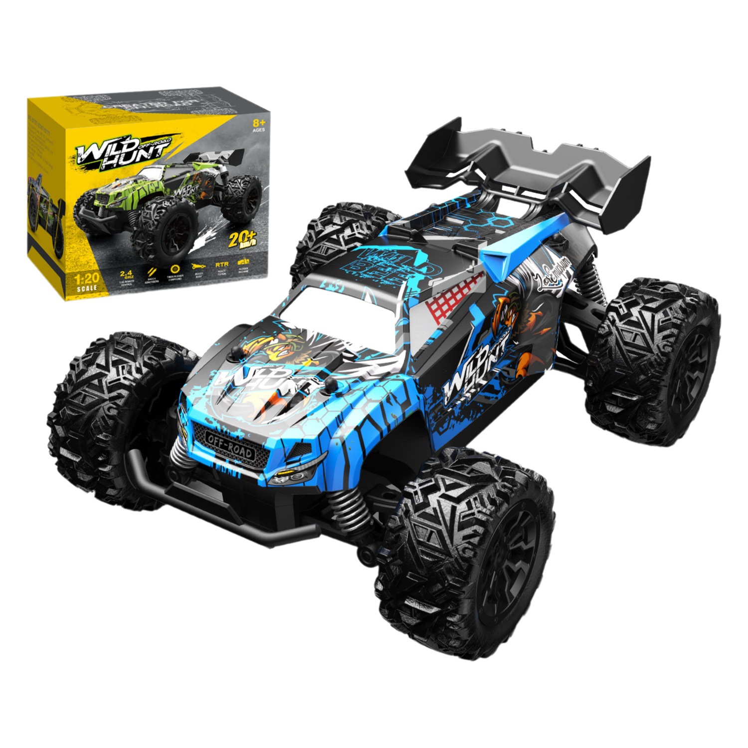 Cross-border hot 1:20 remote control off-road vehicle drift racing car climbing RCcar children's toy car 3C certification