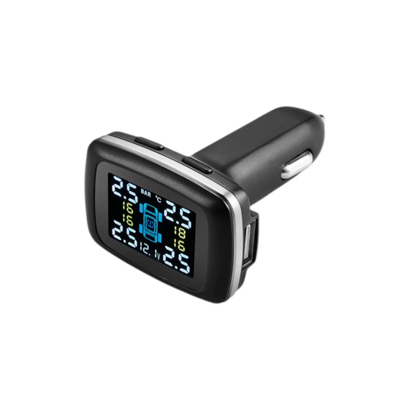 Универсальный внешний электронный датчик давления в шинах, монитор давления в шинах, система TPMS с подключением к прикуривателю