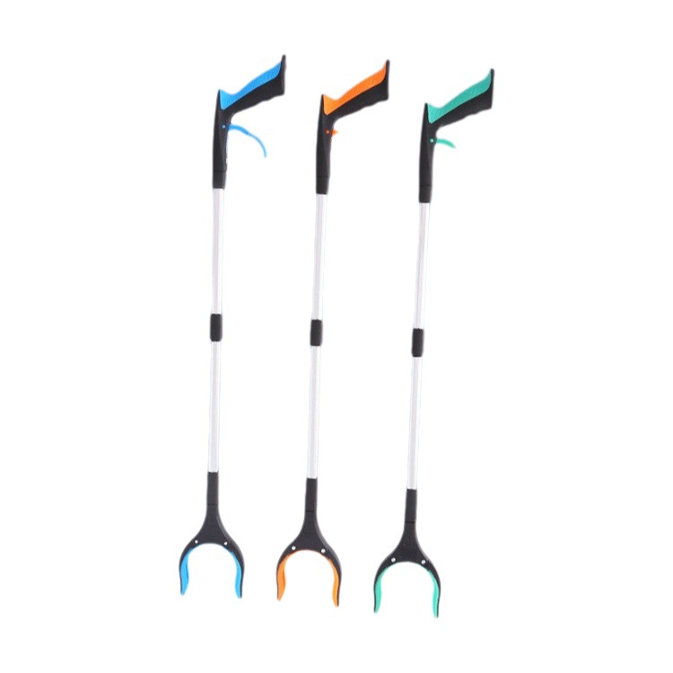 Foldable Garbage Clip Cross-Border Aluminum Alloy Sanitary Tongs Sanitation Picker Garbage Tool Picker Long Clip