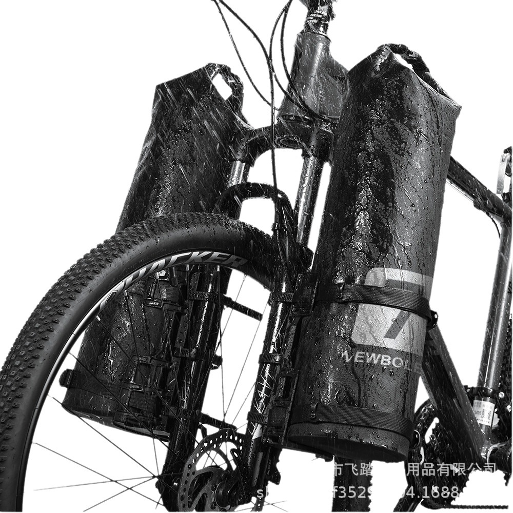 NEWBOLER portátil multifuncional bicicleta tenedor bolsa 3L7L impermeable montaña carretera marco bolsa cross-country de larga distancia