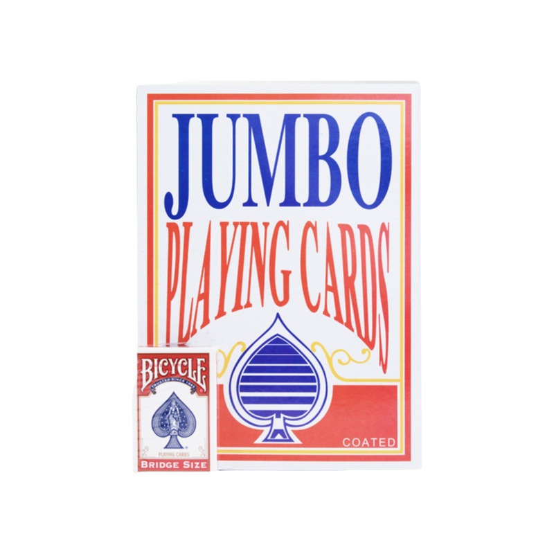 Super grande naipes de cartas grandes boda póquer A4 cuatro veces seis veces nueve veces mini huevo de huevo póquer gigante