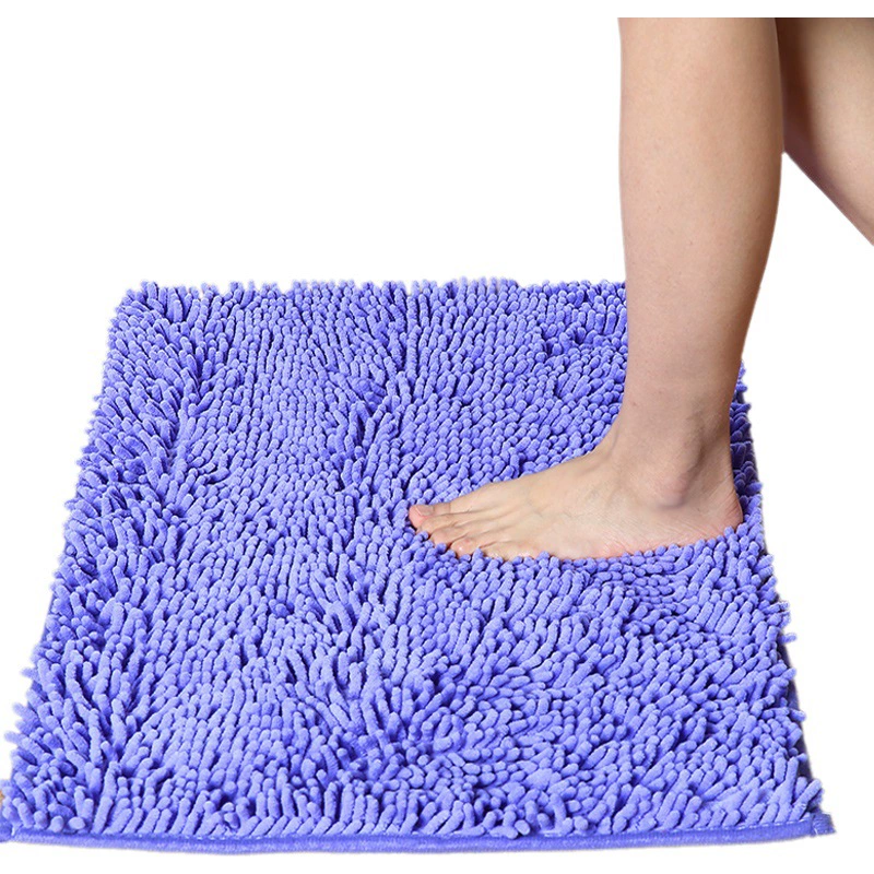 Оптовые продажи длинноворсовых ковриков из синели, влаговпитывающих нескользящих ковриков для ванной и прихожей, с возможностью маркировки и доставки от имени других лиц.