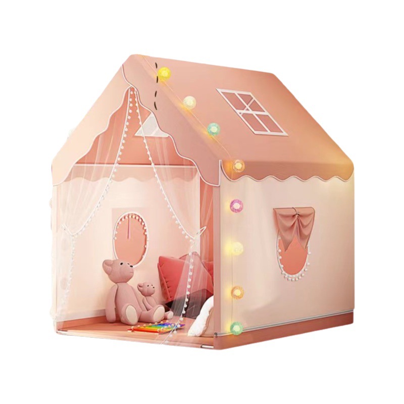 Tienda de los niños de interior Niña niño Castillo pequeña casa de juguete princesa sueño cama juego base secreta