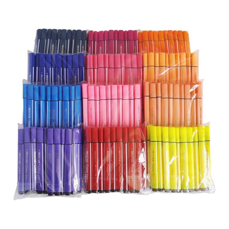 Acuarela pluma a base de agua para niños monocromo de gran capacidad serie de un solo color al por mayor a granel color rosa relleno pintura Diario pluma