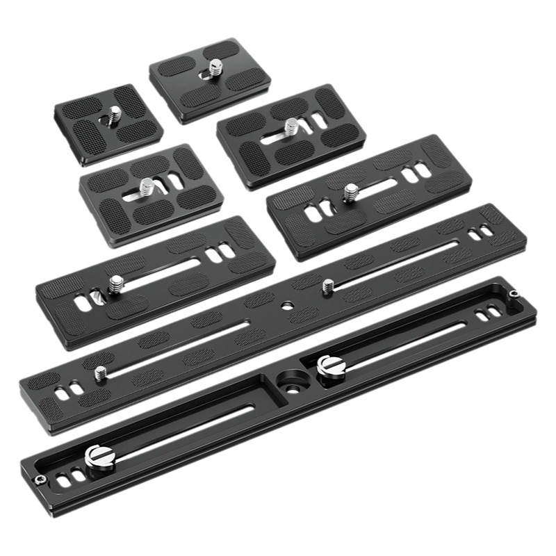 Beixin aleación de aluminio SLR cámara universal Placa de liberación rápida cabeza del trípode Placa de liberación rápida Yajia PU Placa de liberación rápida Accesorios