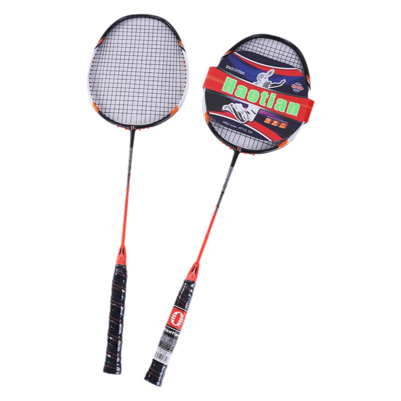 Artículos deportivos en stock al por mayor Haotian 7725/7728 aleación de aluminio integrada nueva raqueta de bádminton raqueta de Bádminton